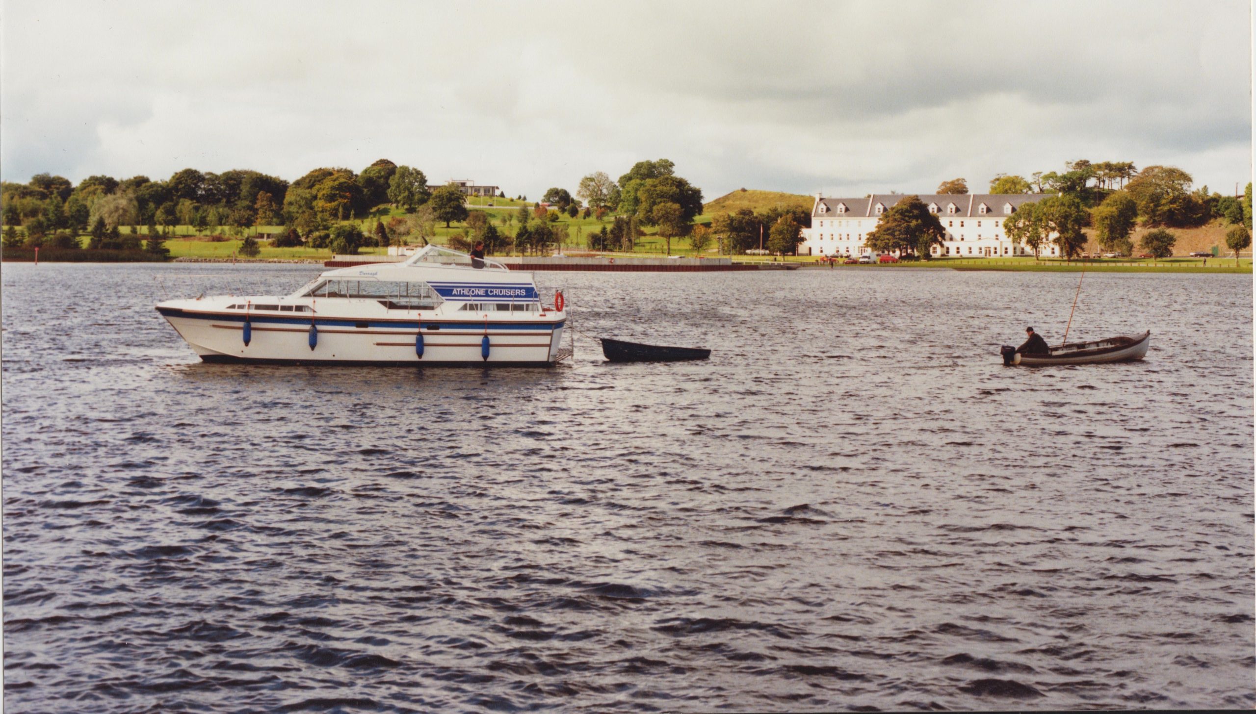 view over lake of hodson bay hotel