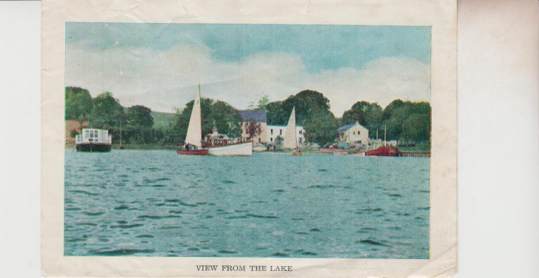 view from lake at hodson bay hotel