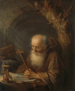 Christian monk portrait